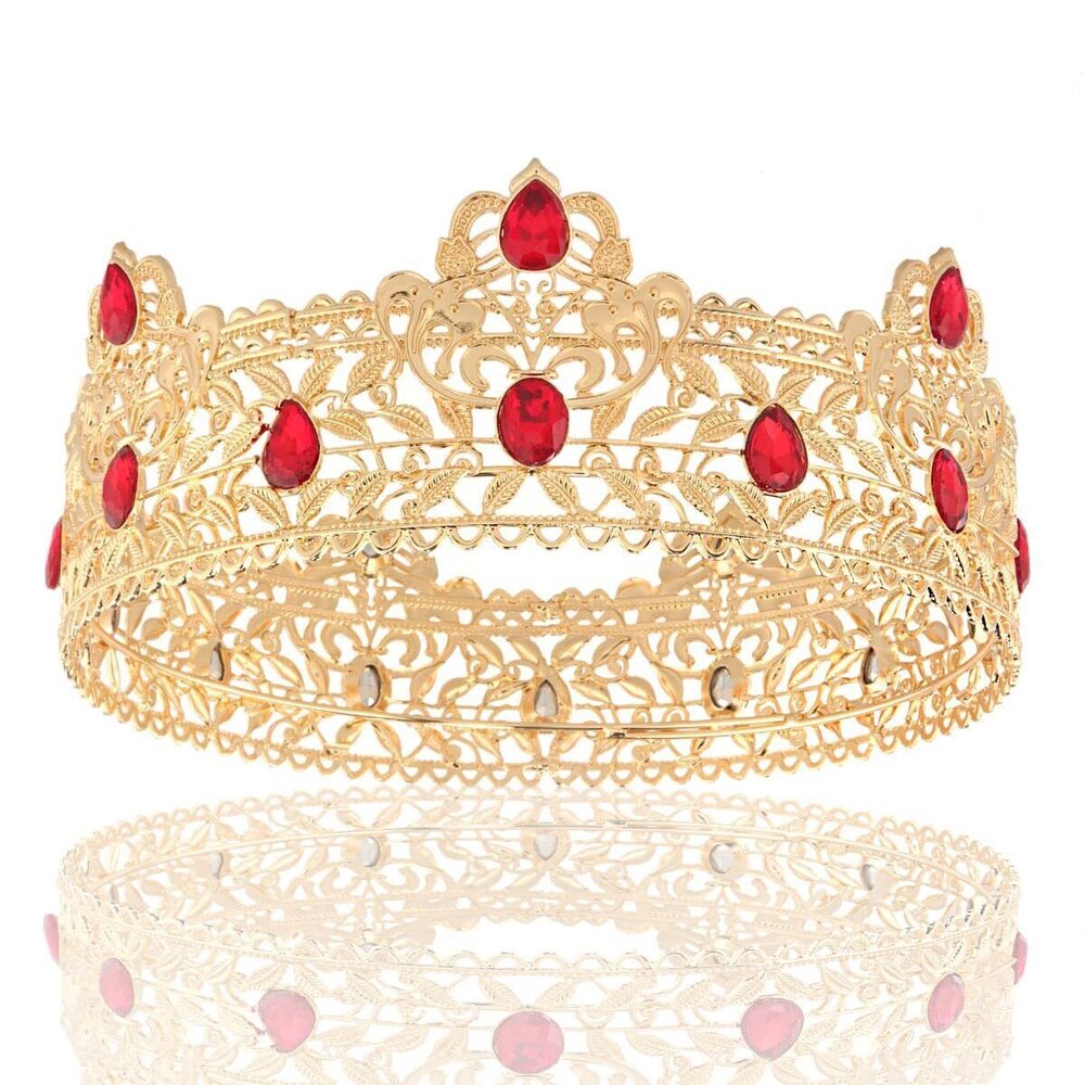 1800 Crowns Metal Adult Birthday Crown King Crown For Cosplay Wedding